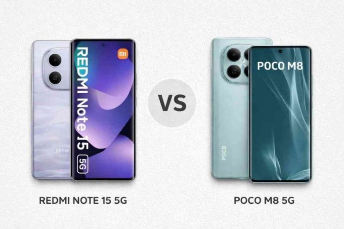 redmi note 15 vs poco m8