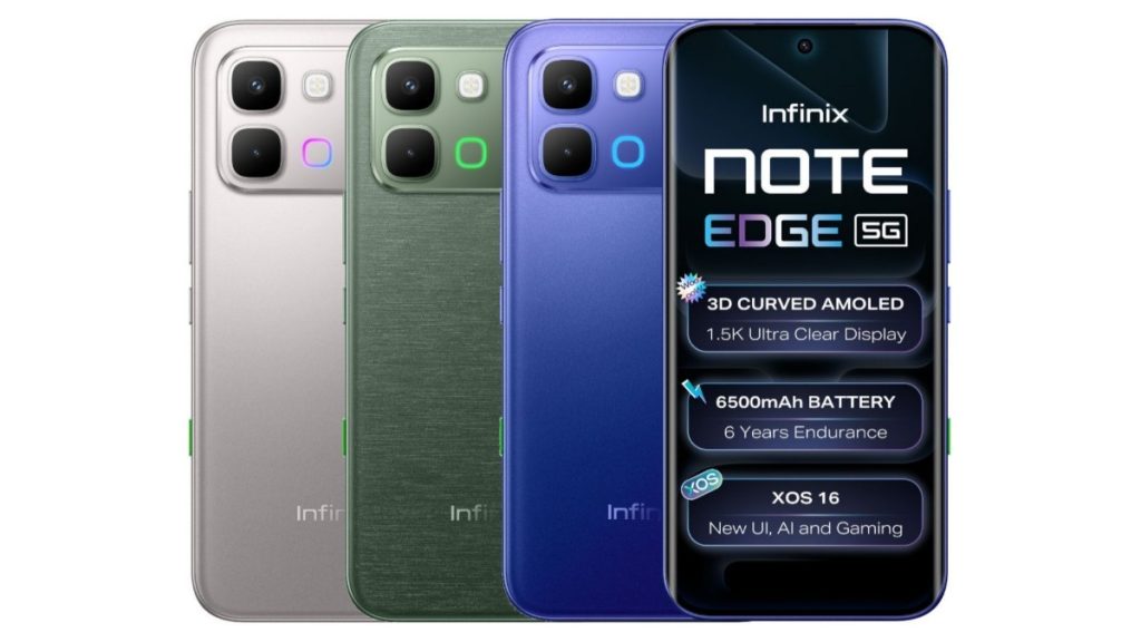 Infinix Note Edge 5G Design and Colours