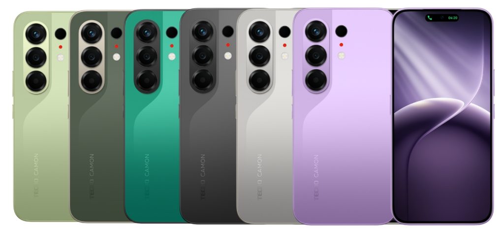 Tecno Camon 50 Design and Colours
