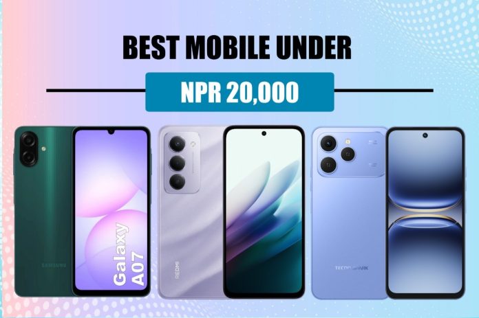 Best Mobile Under 20000 in Nepal 2026 | Top Picks Ranked