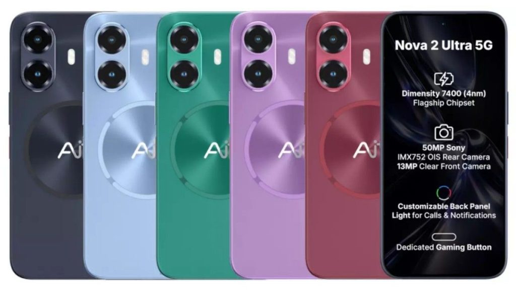 Ai+ Nova 2 Ultra 5G Design and Colours