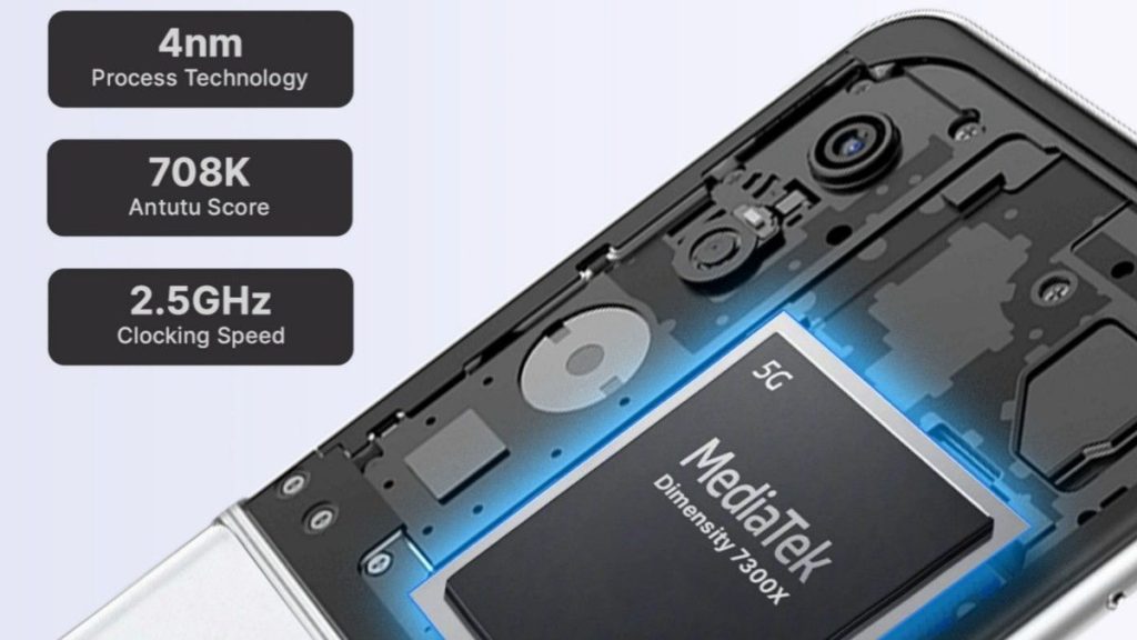 Ai+ Nova Flip 5G Launched in India with 6.9" AMOLED, Dimensity 7400X, 50MP Camera & 4,325mAh Battery 2 Ai+ Nova Flip 5G Chipset