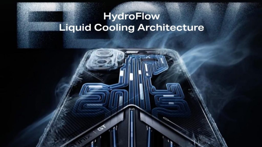 Infinix GT 50 Pro HydroFlow Liquid Cooling system