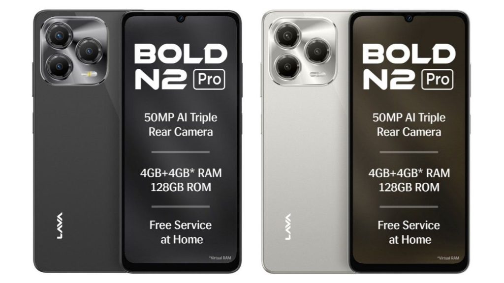 Lava Bold N2 Pro Design and Colours
