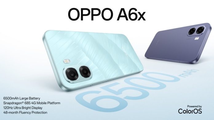 OPPO A6x 4G Price in Nepal, Specs & Features - 120Hz Display, Big Battery