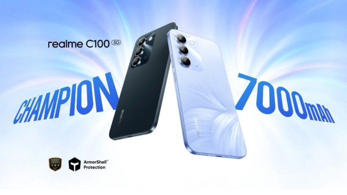 Realme C100 5G Launched with Dimensity 6300, 7,000mAh Battery & 50MP Camera