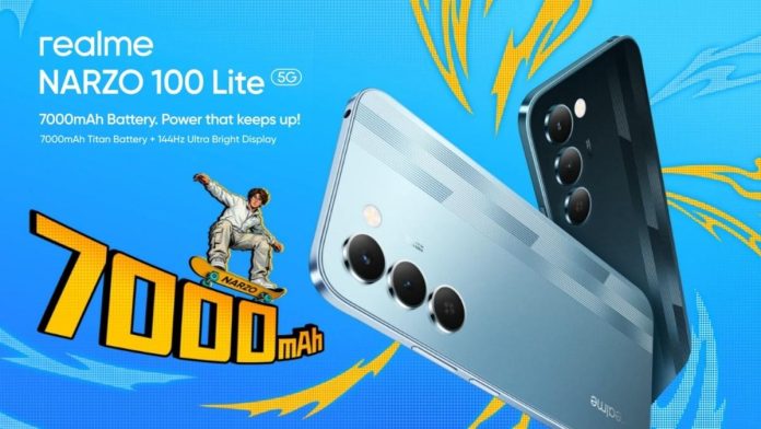 Realme Narzo 100 Lite 5G Launched with 144Hz Display & 7000mAh Battery – Full Specs & Price