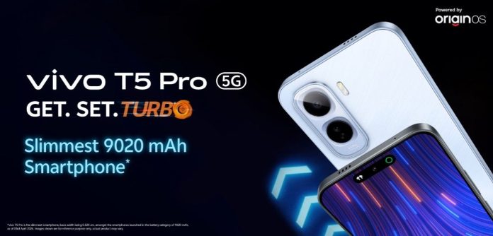 Vivo T5 Pro Launched in India with 6.83-inch AMOLED Display, Snapdragon 7s Gen 4 & 9,020mAh Battery